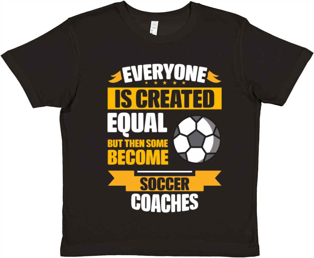 Some Become Soccer Coaches Funny Premium Kids Crewneck T-shirt