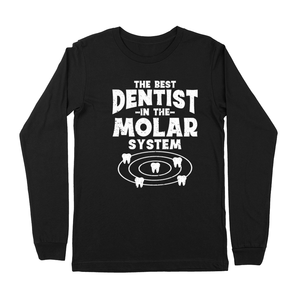Dentist Student Graduation Teeth Funny Dental Premium Long Sleeve