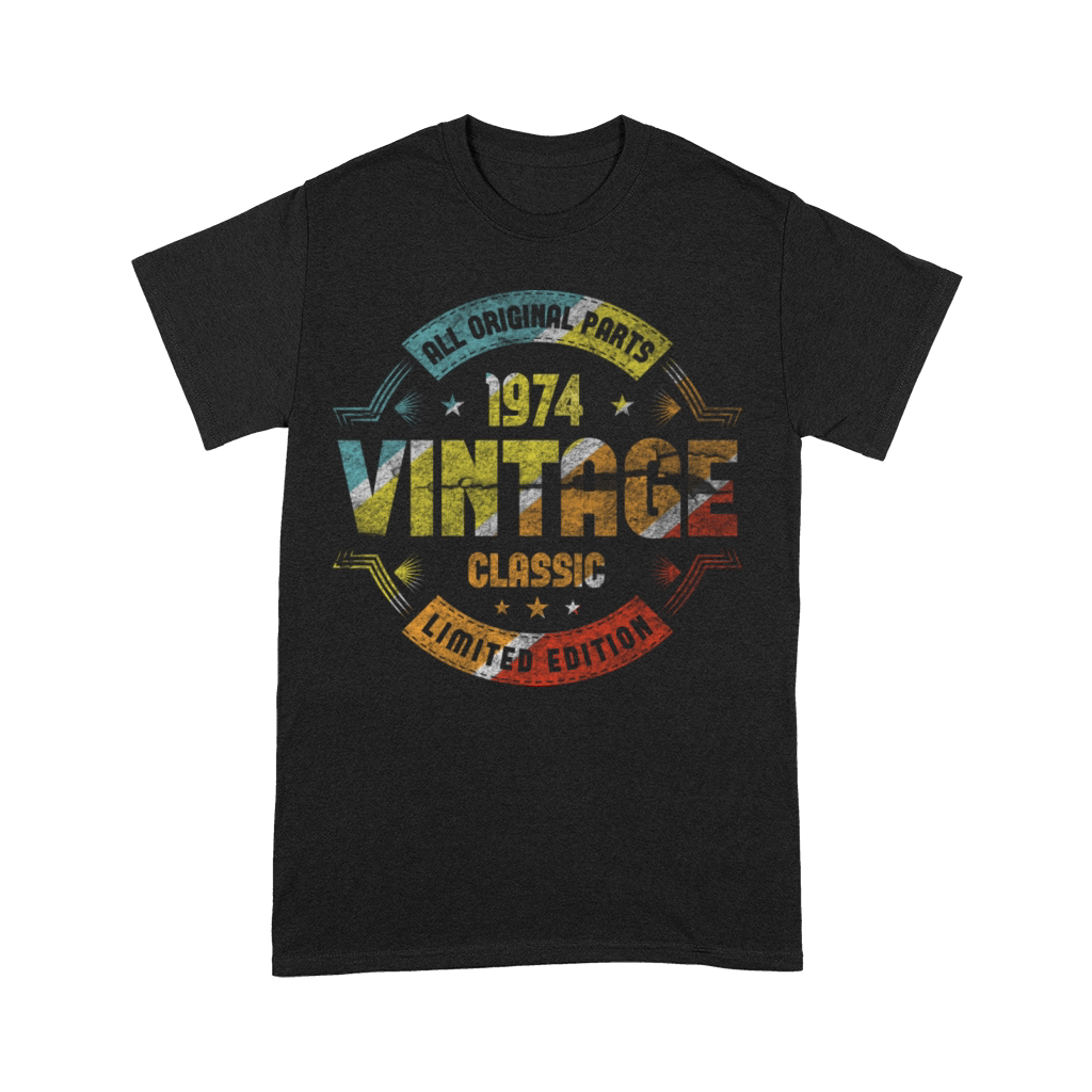 Vintage 1974 year of birth retro birthday gift Premium T-shirt