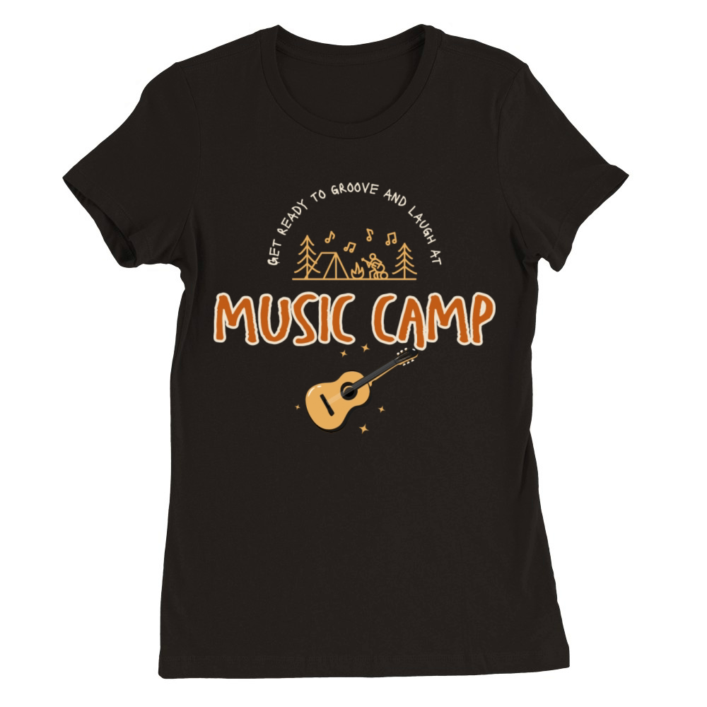 Summer Music Camp Premium Womens Crewneck T-shirt