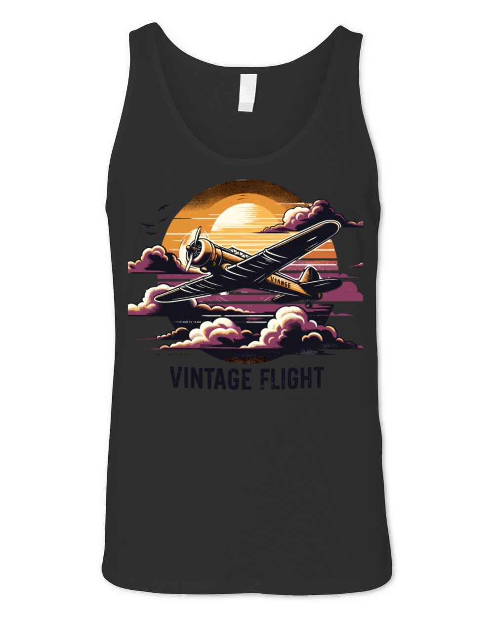 Classic Vintage Flight Nostalgia Unisex Jersey Tank