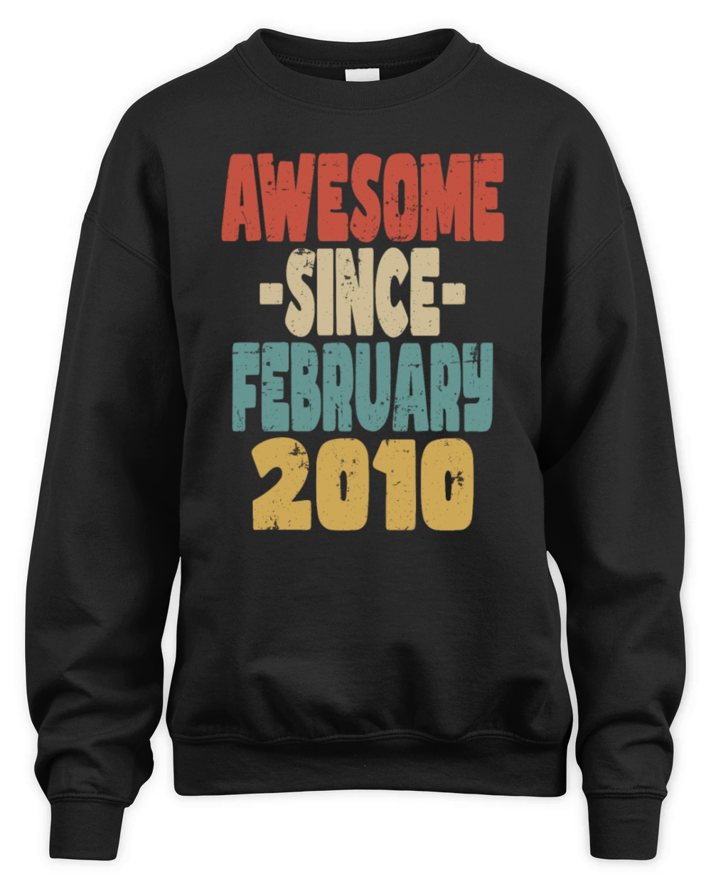 Awesome February 2010 Unisex Premium Crewneck Sweatshirt