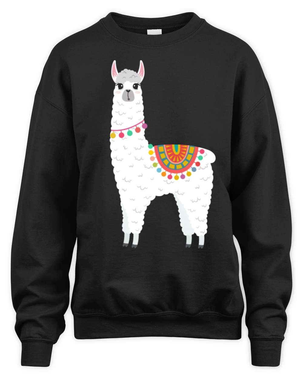 Cute Alpaca T-Shirt - Funny Animal Lover Tee Unisex Premium Crewneck Sweatshirt
