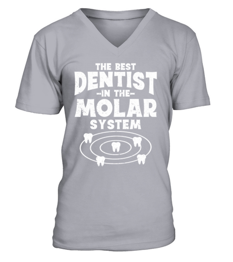 Dentist Student Graduation Teeth Funny Dental V-Neck T-shirt