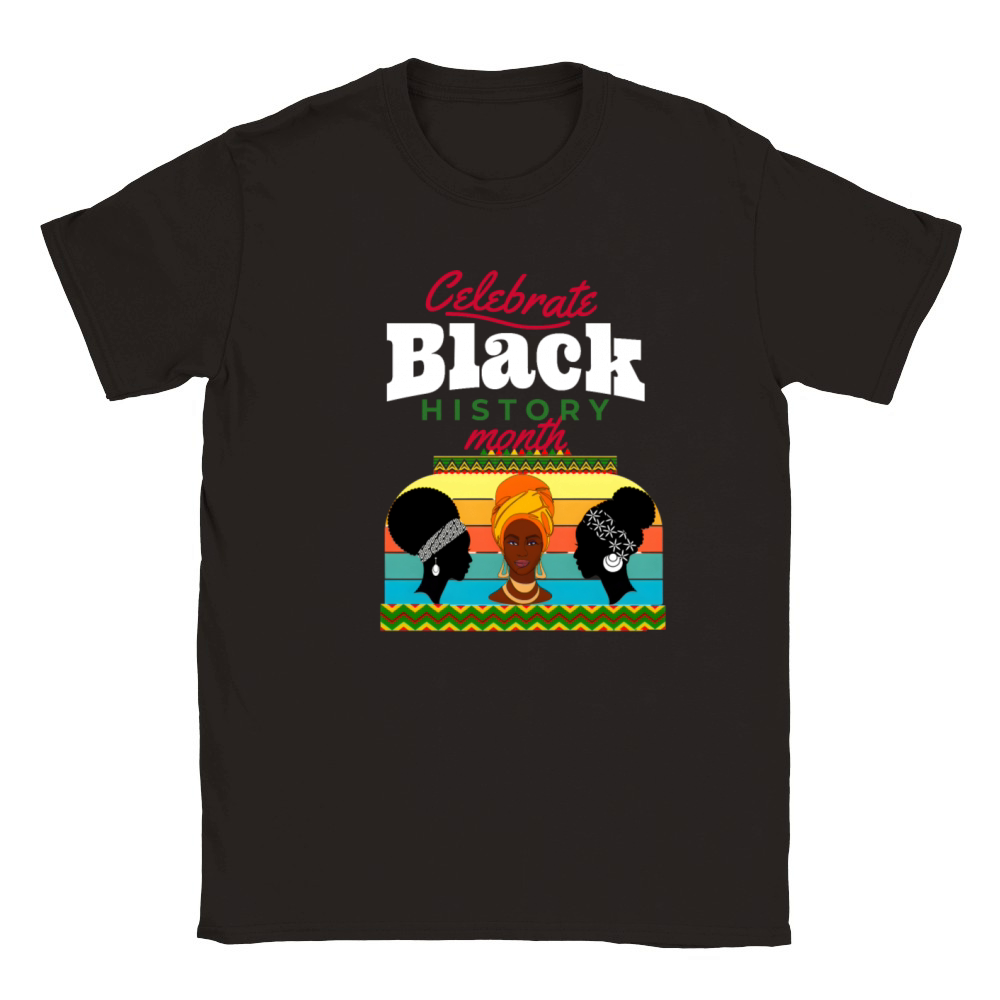 Unity in Diversity Commemorative Black History Classic Kids Crewneck T-shirt