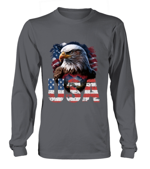 Patriotic Eagle 013 Long sleeved Unisex