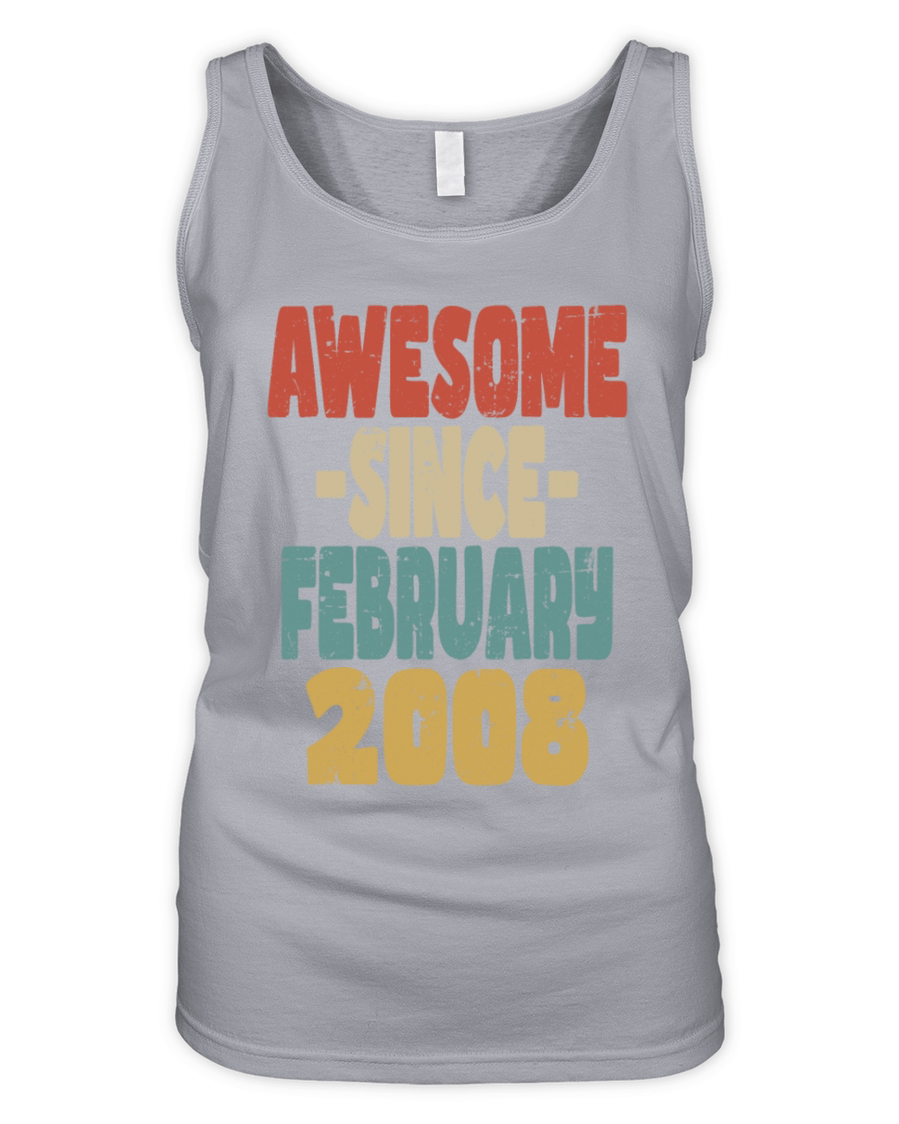 Awesome February 2008 Organic Women's Tank Top