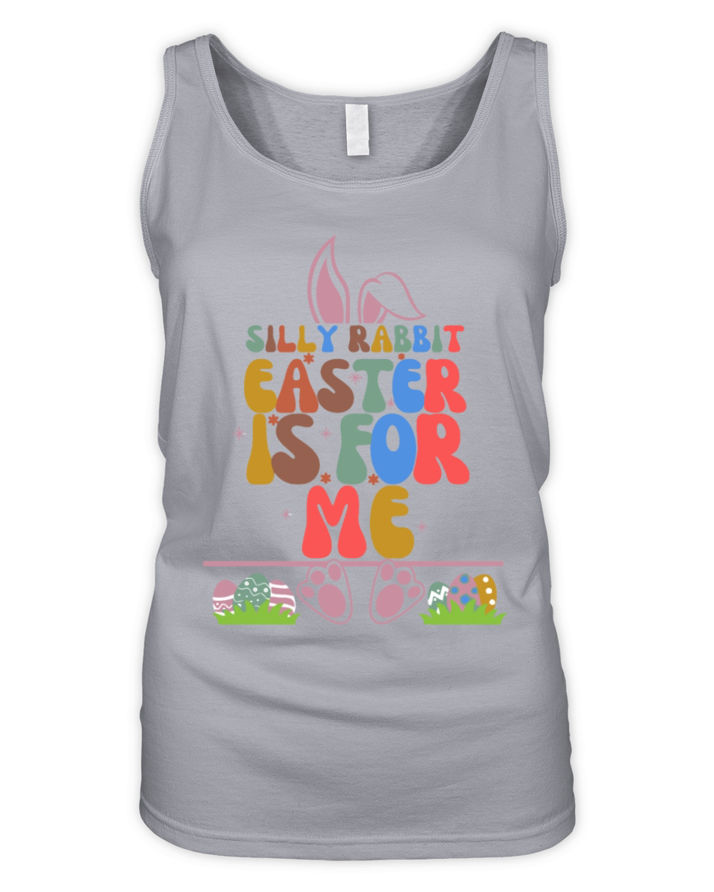 Silly Rabbit Easter Is For Me Organic Women's Tank Top