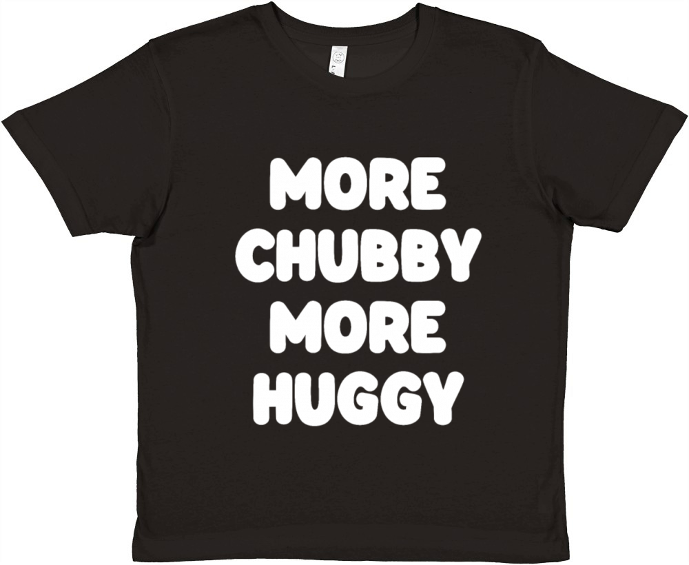 More Chubby More Huggy Premium Kids Crewneck T-shirt