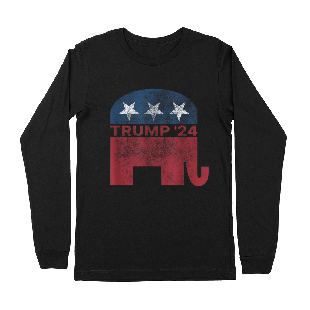 Donald For President Pro Trump Vintage Republican Premium Long Sleeve