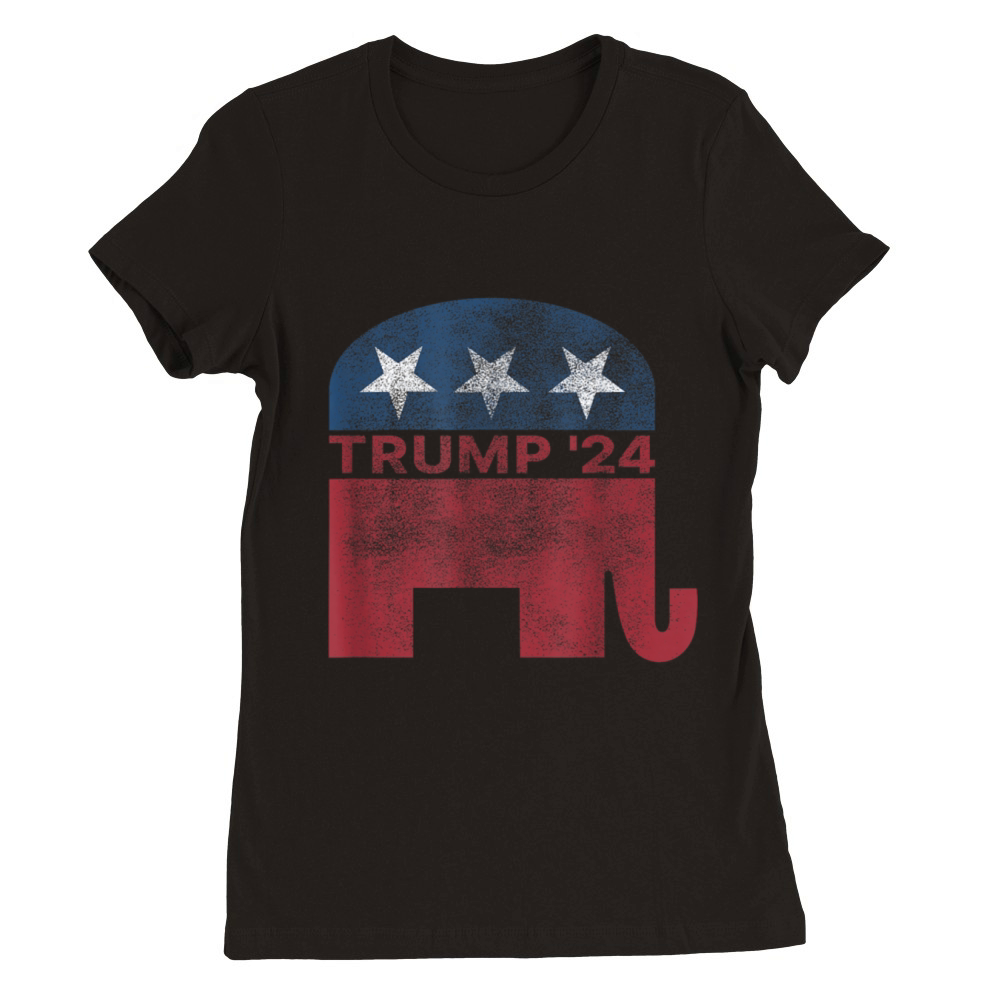 Donald For President Pro Trump Vintage Republican Premium Womens Crewneck T-shirt