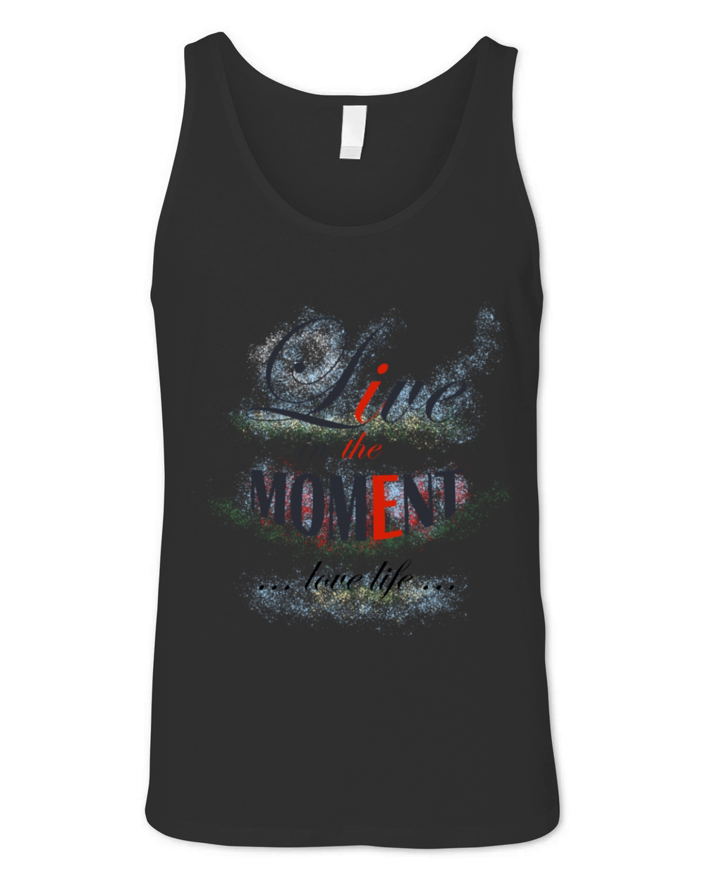 Live in the Moment Unisex Jersey Tank