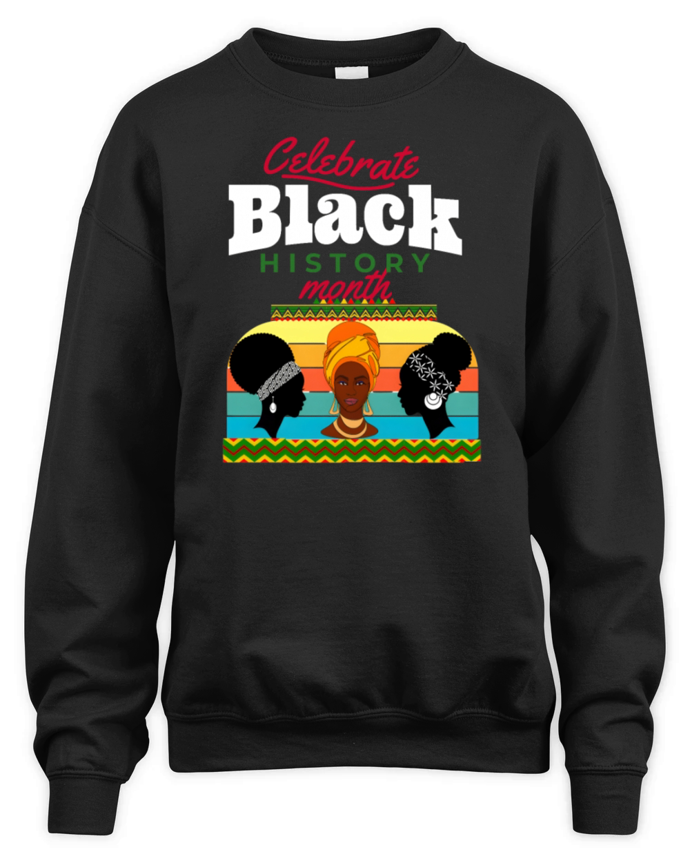 Unity in Diversity Commemorative Black History Unisex Premium Crewneck Sweatshirt