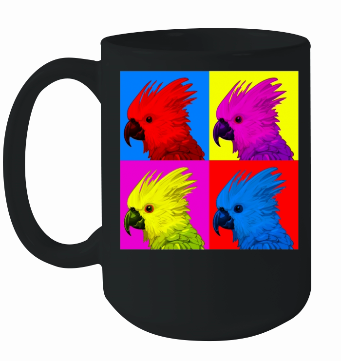 Cockatoo Parrot Vintage Cockatiel Vintage Bird Lov Ceramic Mug