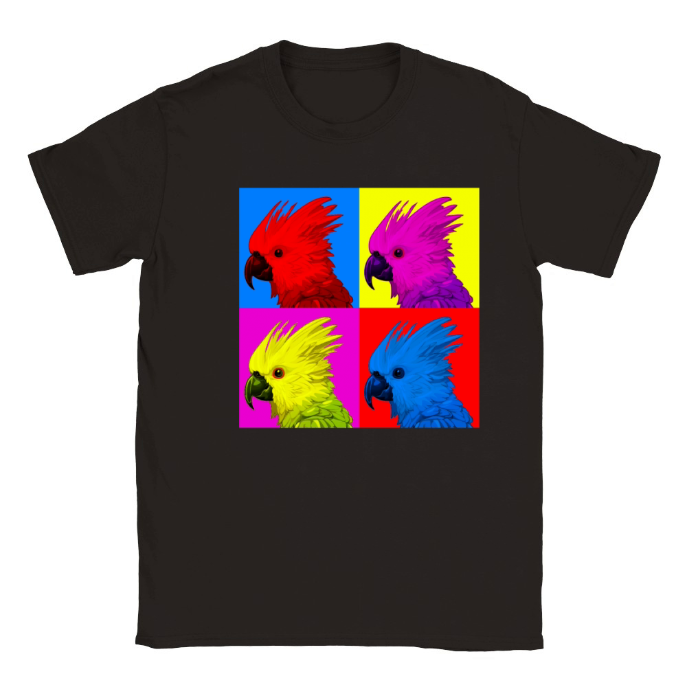 Cockatoo Parrot Vintage Cockatiel Vintage Bird Lov Classic Kids Crewneck T-shirt