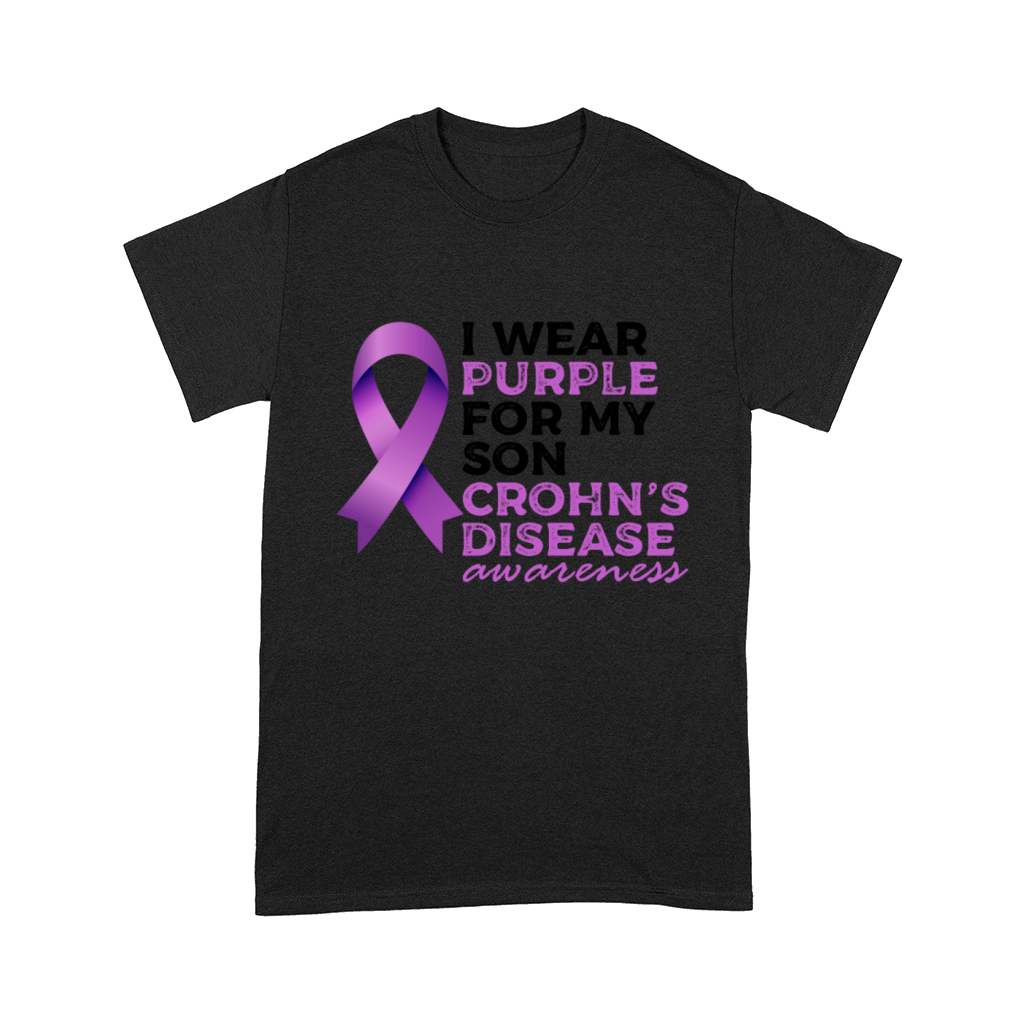 I Wear Purple For My Son Crohns Disease Comfort T-shirt