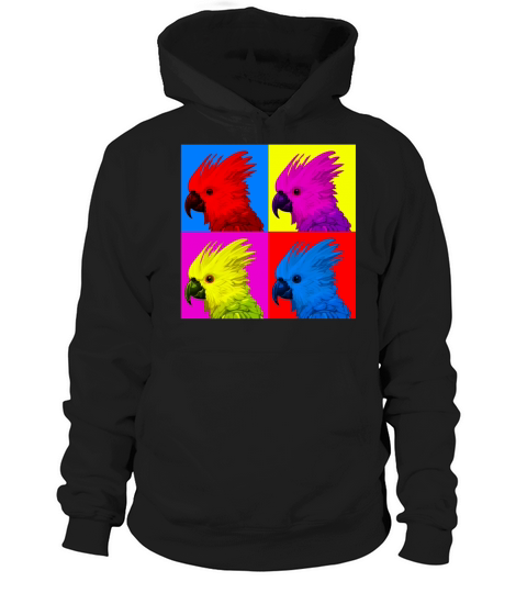 Cockatoo Parrot Vintage Cockatiel Vintage Bird Lov Hoodie Unisex