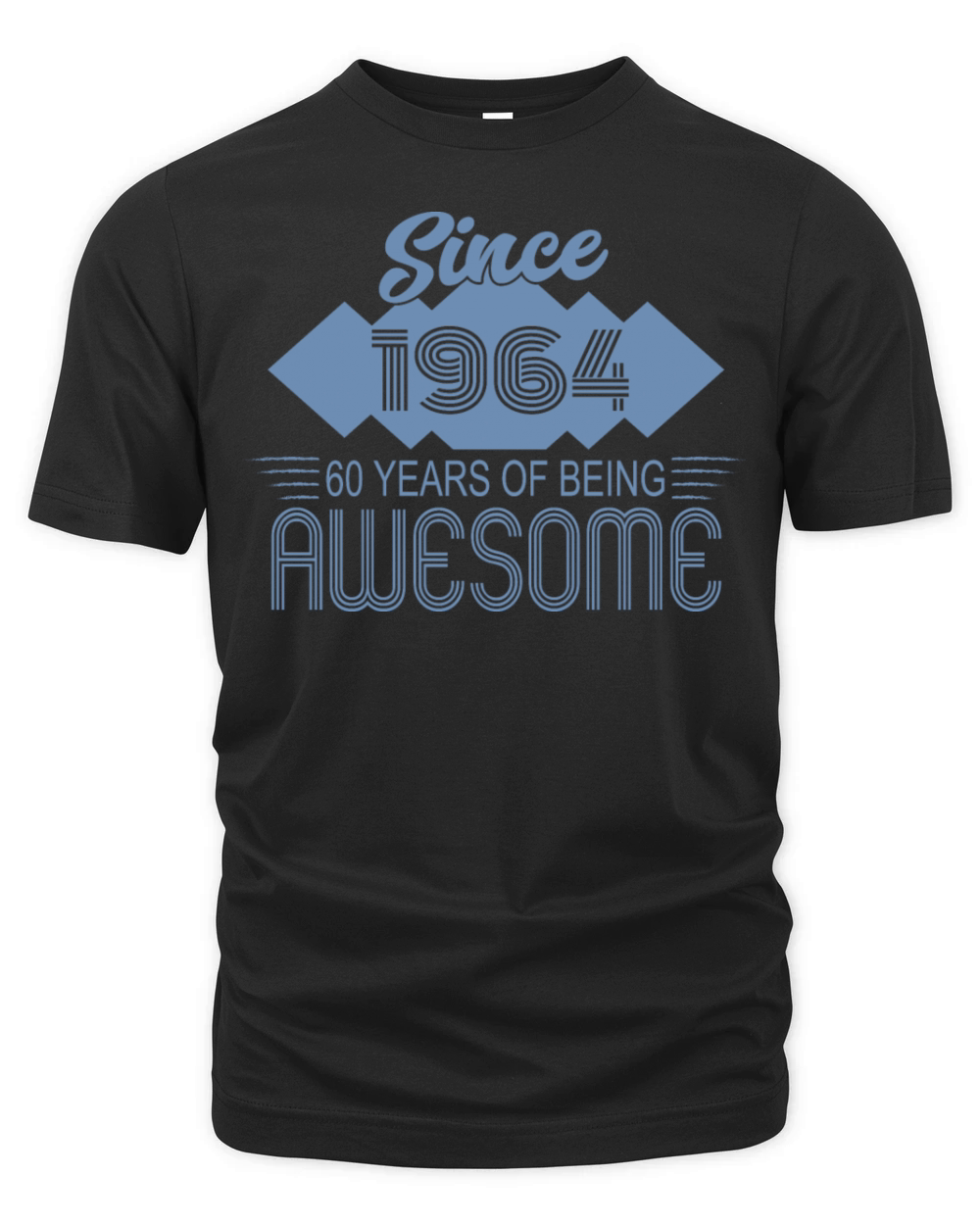 Awesome since 1964 60th birthday retro Organic Unisex T-shirt