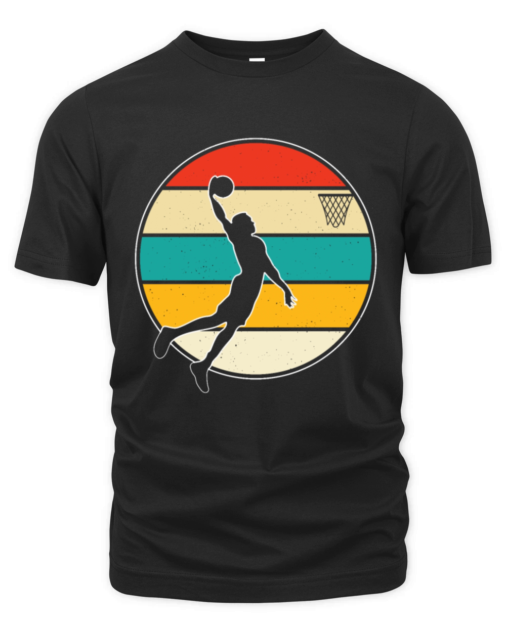 Retro Vintage Basketball Shirt Organic Unisex T-shirt