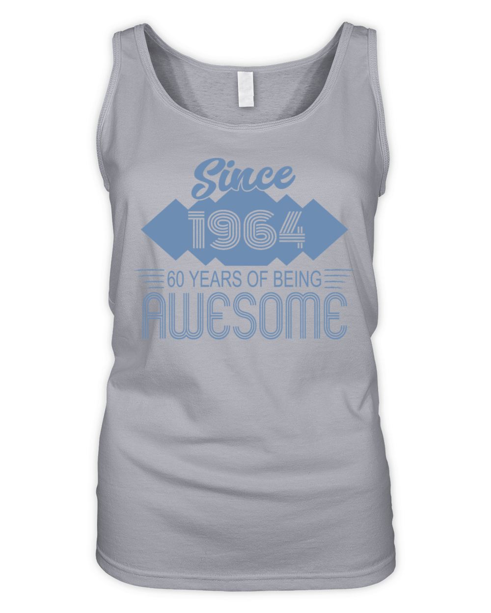 Awesome since 1964 60th birthday retro Organic Women's Tank Top