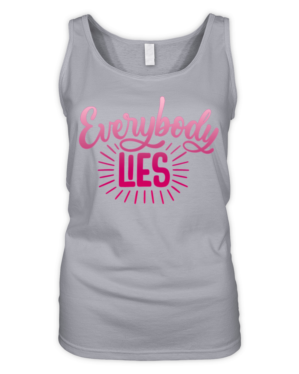 everybody lies Organic Women's Tank Top