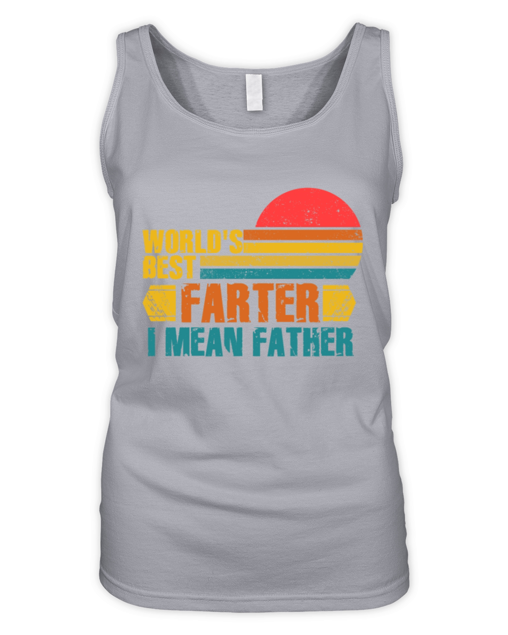 Worlds Best Farter I Mean Father Organic Women's Tank Top