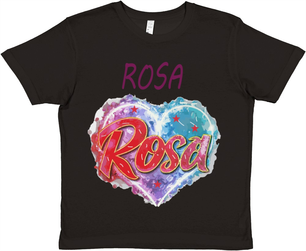 Rosa text design Premium Kids Crewneck T-shirt