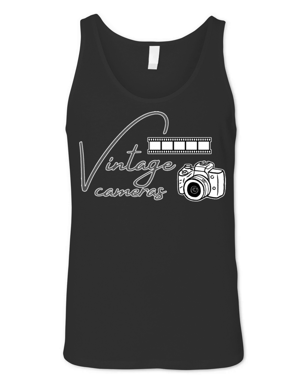Vintage Camera T-Shirt Unisex Jersey Tank