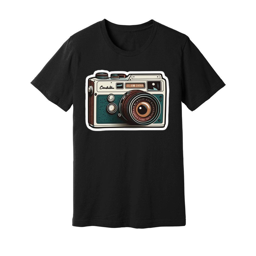 camera sticker for phone camera sticker cover came Unisex Jersey Tee