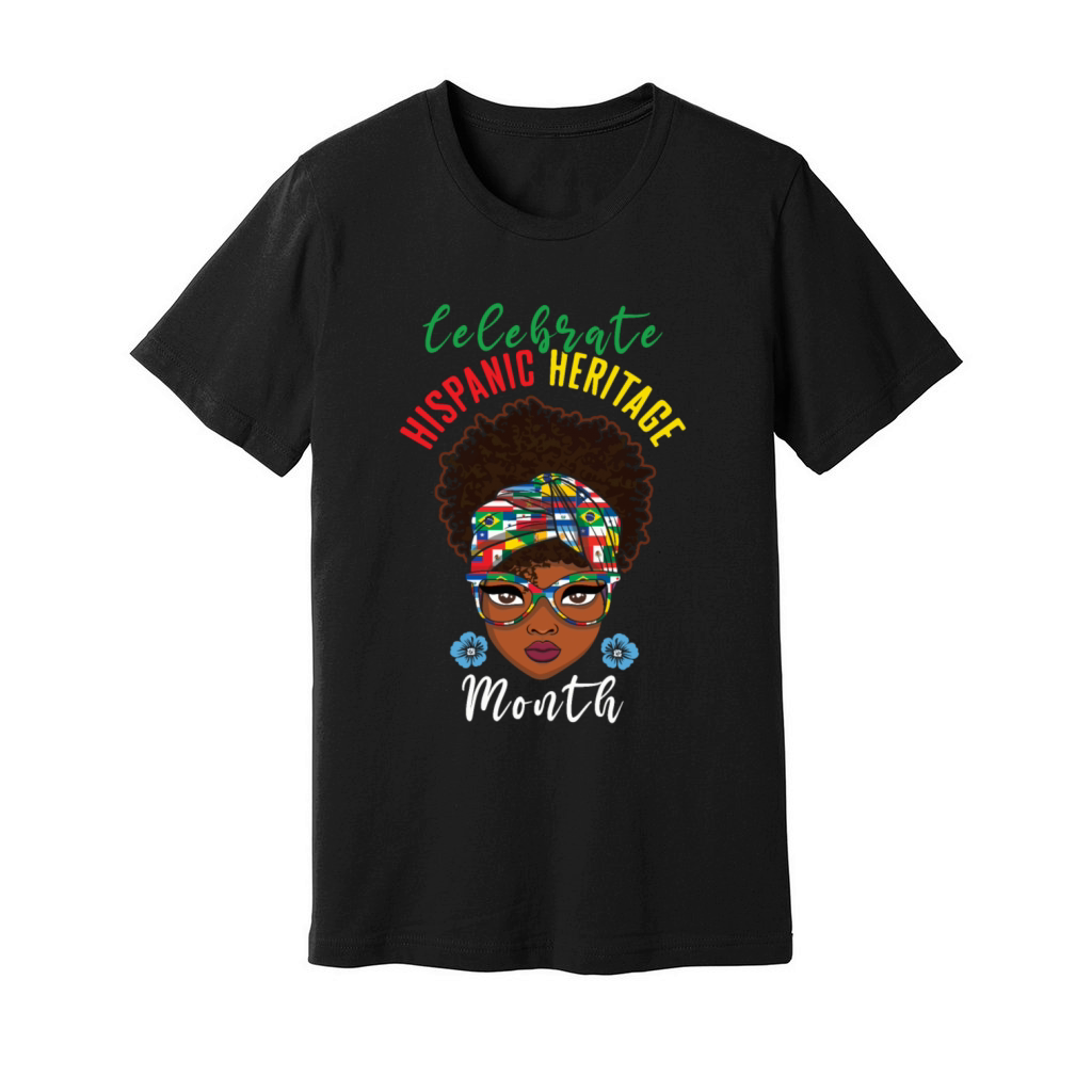 Celebrate Hispanic National Hispanic Heritage Unisex Jersey Tee