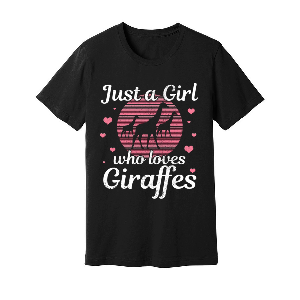 Giraffe Animal Gift Unisex Jersey Tee