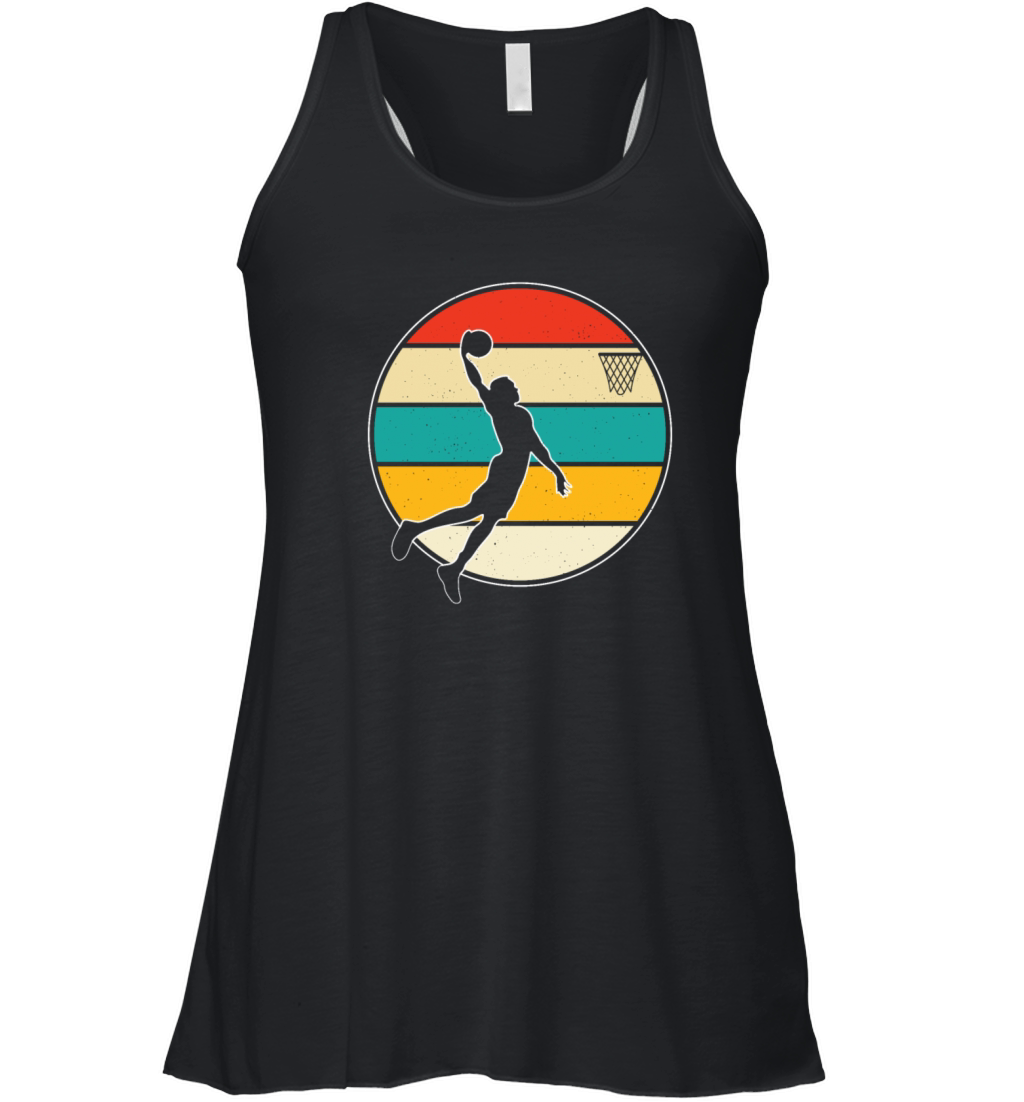 Retro Vintage Basketball Shirt Women's Flowy Tank Top