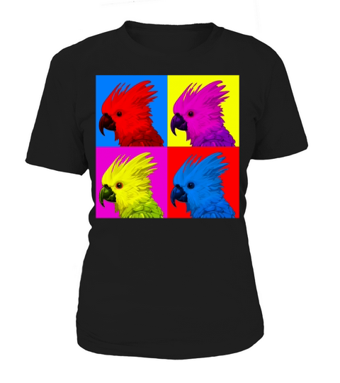 Cockatoo Parrot Vintage Cockatiel Vintage Bird Lov Women's T-Shirt