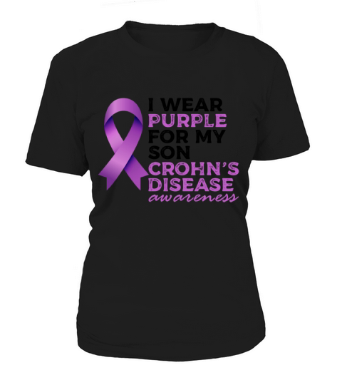 I Wear Purple For My Son Crohns Disease Women's T-Shirt