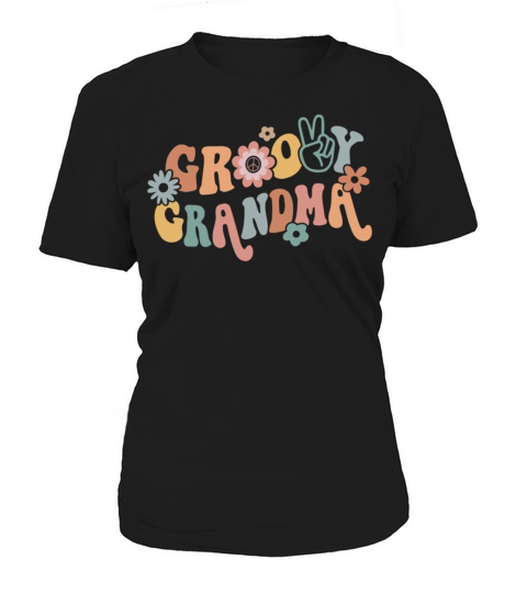 Retro Groovy Grandma Matching Family Party Women's T-Shirt
