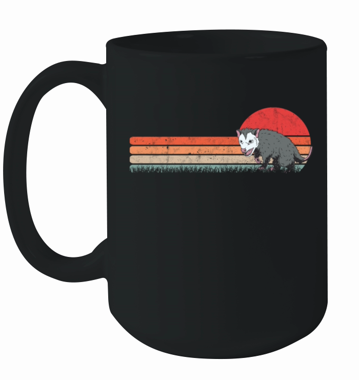 Opossum Retro Possum Vintage Ceramic Mug