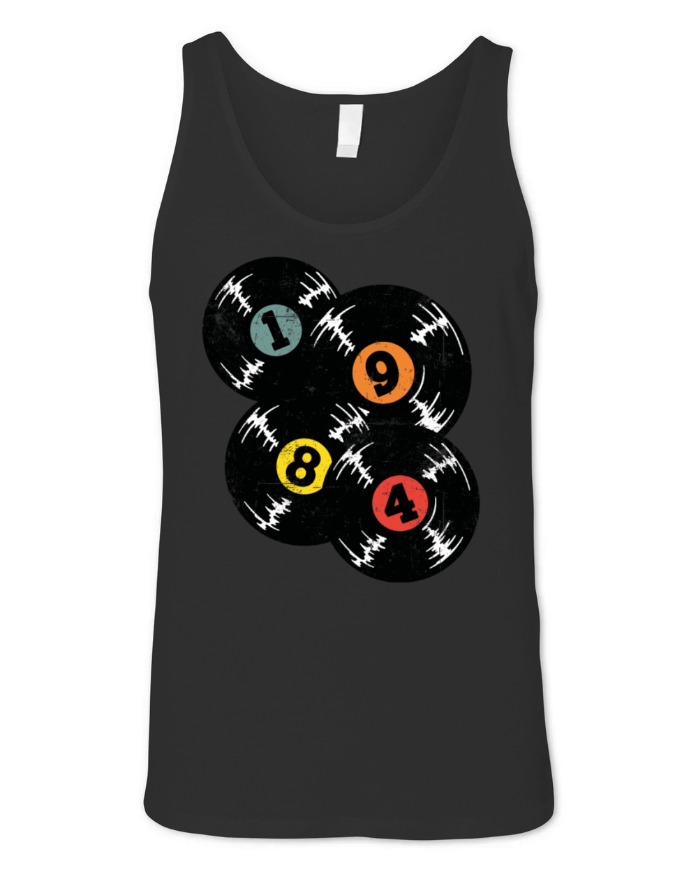 1984 Birthday Music Vinyl Unisex Jersey Tank