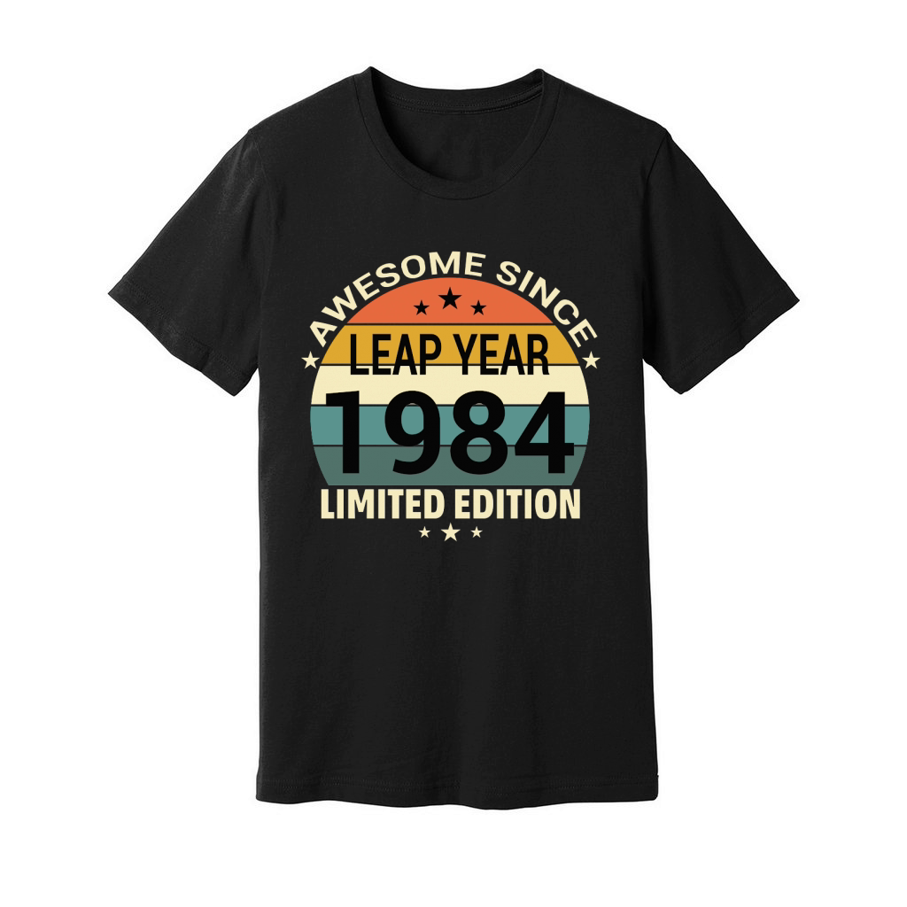 Awesome since leap year 1984 limited edition Unisex Jersey Tee