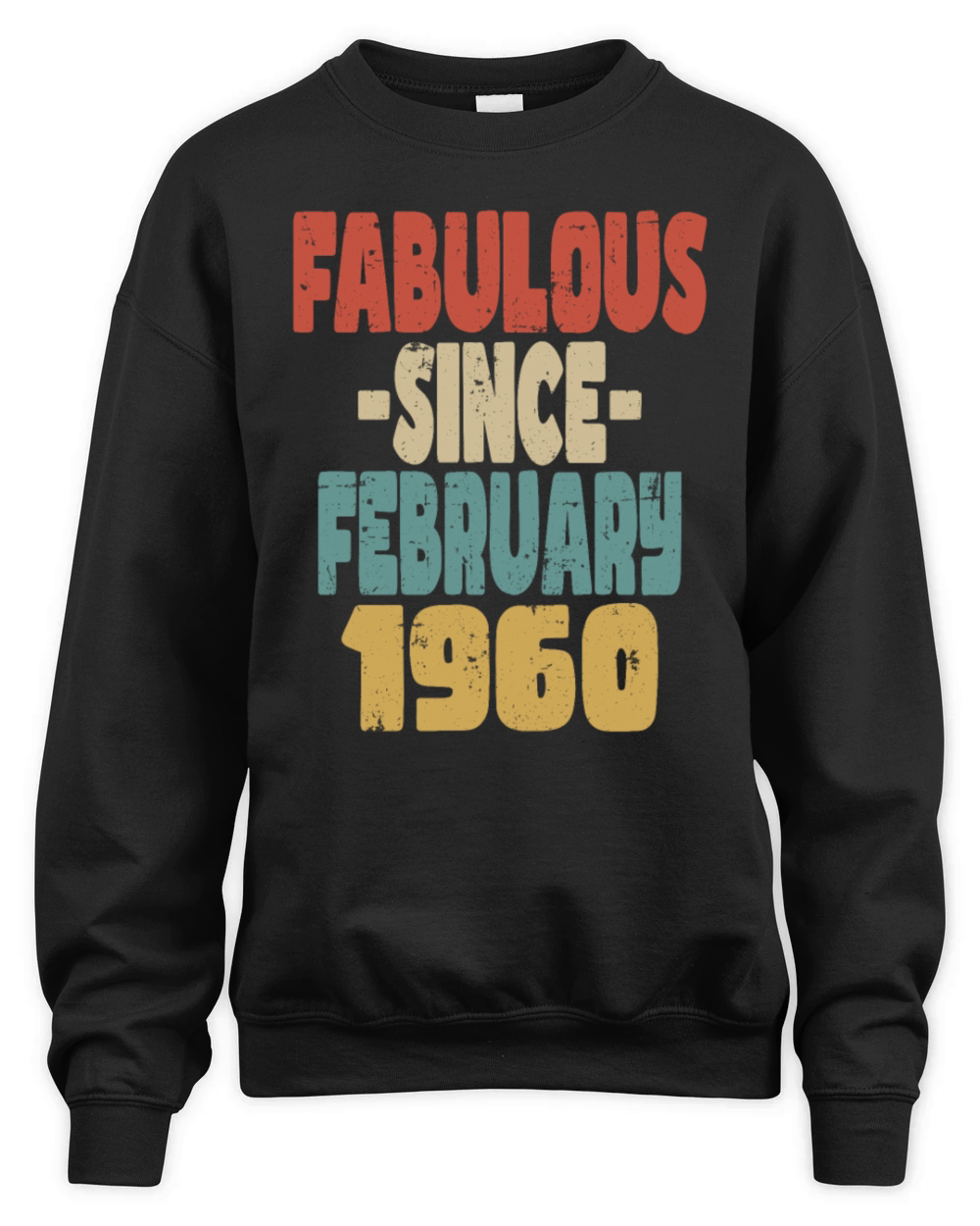 Fabulous February 1960 Unisex Premium Crewneck Sweatshirt