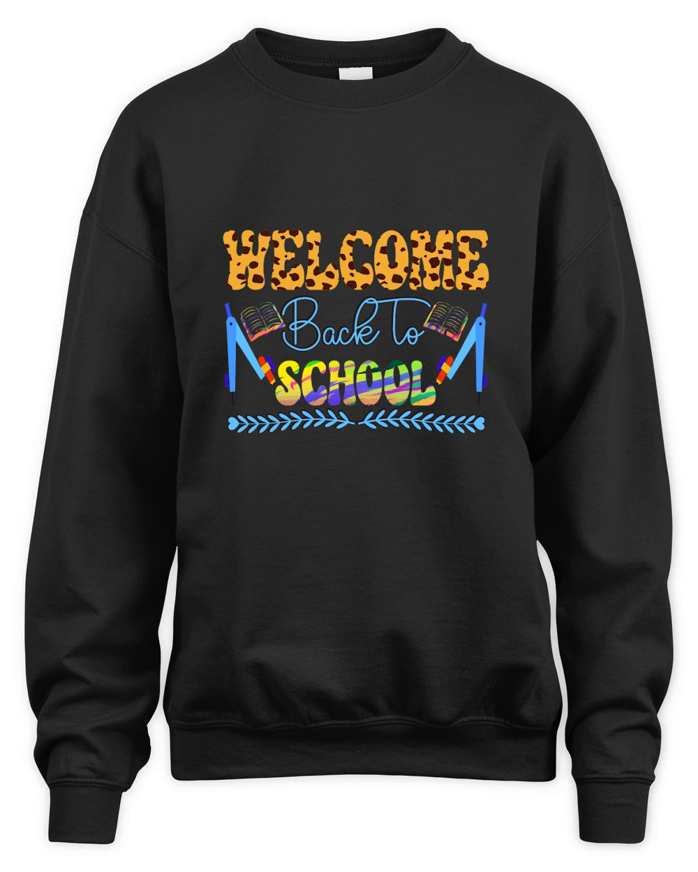 Welcome Back to School Unisex Premium Crewneck Sweatshirt