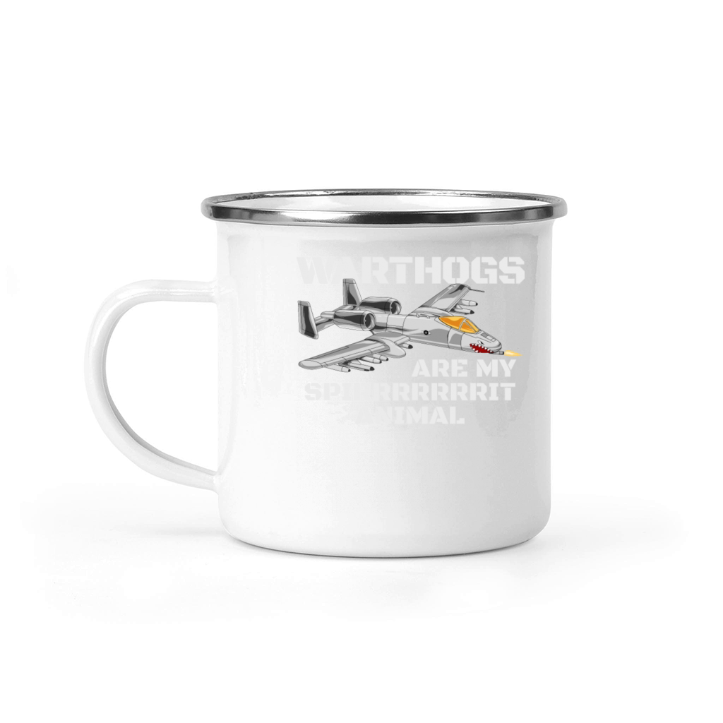Warthogs Are My Spirrrrrit Animal Funny Warthog Camping Mug