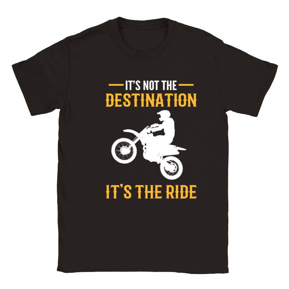 Its Not The Destination Its The Ride Classic Kids Crewneck T-shirt