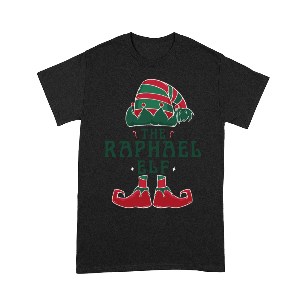 Raphael Elf Personalized Name Christmas Family Comfort T-shirt