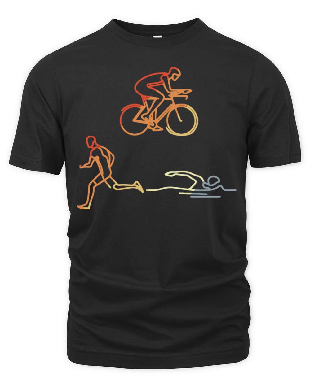 Vintage Triathlet Organic Unisex T-shirt