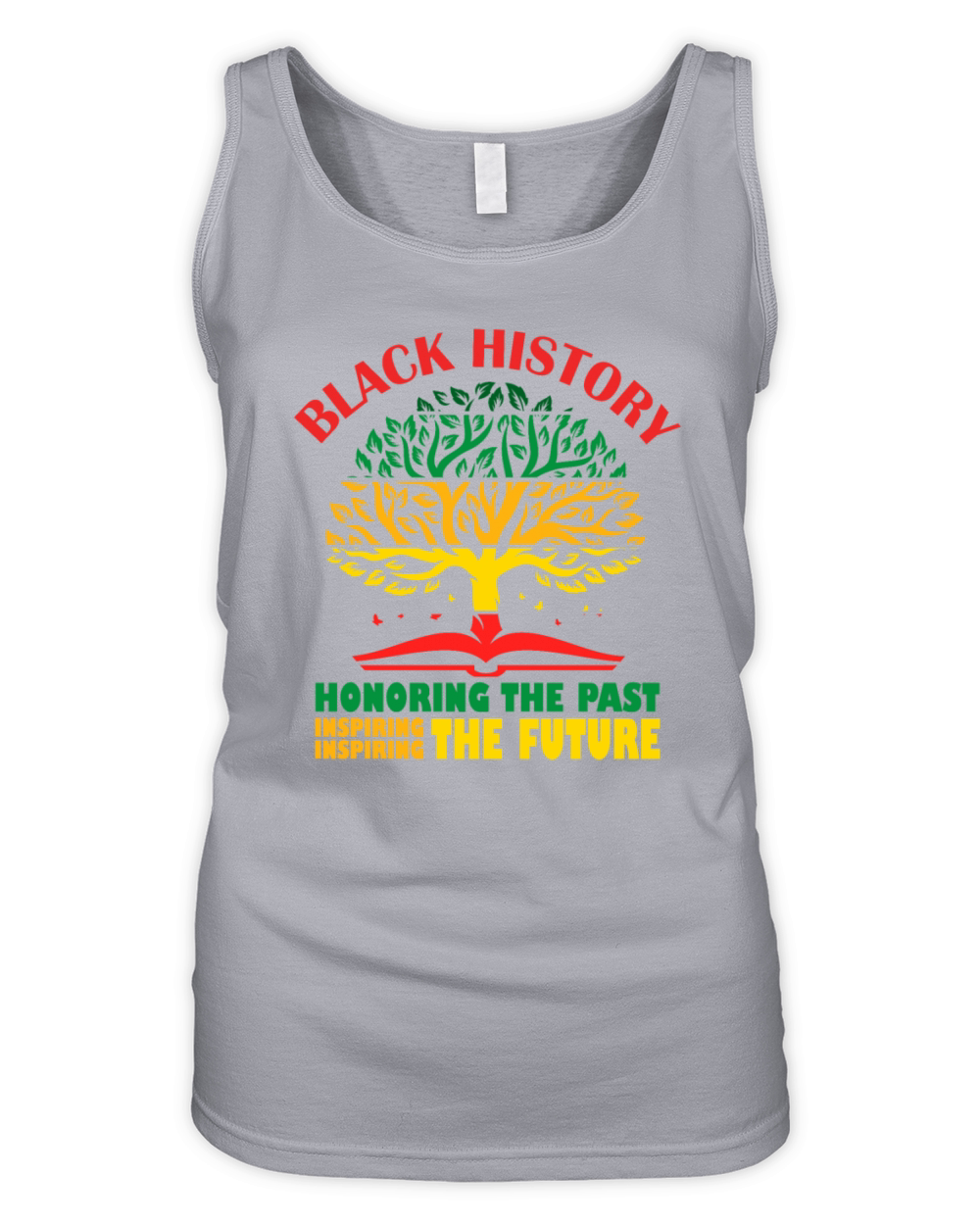 Honoring Past Inspiring The Future Black History Organic Women's Tank Top