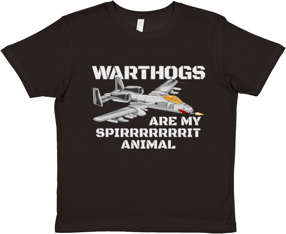 Warthogs Are My Spirrrrrit Animal Funny Warthog Premium Kids Crewneck T-shirt