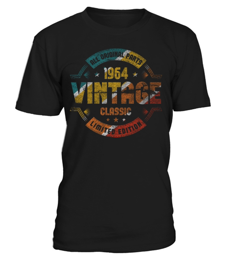 Vintage 1964 Classic Limited Edition T-Shirt Unisex