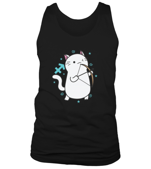 Sagittarius Zodiac Sign as a Cat Horoscope Tank Top Unisex