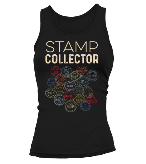 Stamp Collector World Traveler Gift Tank top Woman