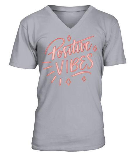 positive vibes V-Neck T-shirt